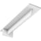 Ekena Millwork Heaton Hidden Support Steel Bracket w/ 10" Support Depth, White Primer 3"W x 14"D x 2"H BKTM03X14X02HEPWH - alternate 1
